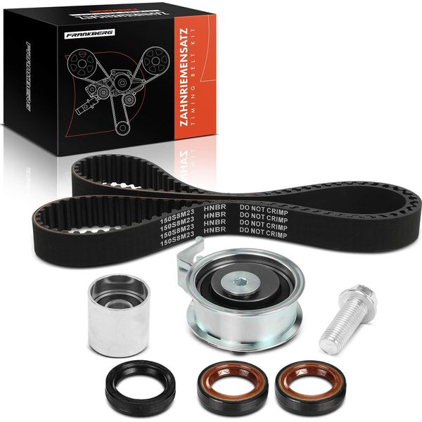 Frankberg 1X Set Cinghia Di Distribuzione Per Vw Golf Iv Bora Sharan Audi A3 A4 Tt Seat Ibiza-image
