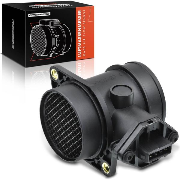 Frankberg 1X Sensore Di Flusso D'aria Di Massa Per Vw Passat 3B2 Passat Variant 3B5 Audi A3 8L1 A4 8D2 A4 Avant 8D5 A6 4B2 4B4-image