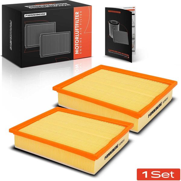Frankberg 2X Elemento Filtrante Aria Per Audi A1 8X1 Seat Ibiza Sportcoupe Skoda Rapid Vw Polo-image