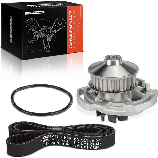 Frankberg 1X Cinghia Di Distribuzione Set Cinghia Di Distribuzione Pompa Dell'acqua Per Vw Golf Ii Ibiza Polo 80 Vento 1H2-image
