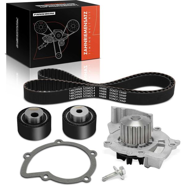 Frankberg 1X Cinghia Di Distribuzione Set Cinghia Di Distribuzione Pompa Dell'acqua Per CitroëN C5 C8 Peugeot 406 607 Fiat-image