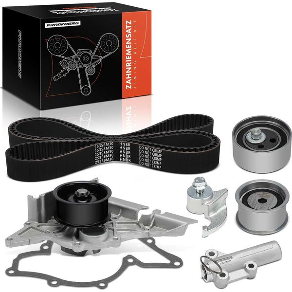 Frankberg 1X Cinghia Di Distribuzione Set Cinghia Di Distribuzione Pompa Dell'acqua Per Vw Passat 3B Audi A6 4B A4 8H 8D Skoda Superb I-image