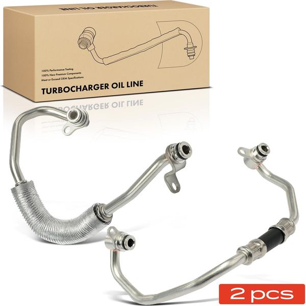 Frankberg 2X Linea Olio Turbocompressore Per Bmw Serie 3 E90 E91 E92 E93 Z4 E89 2006-2017-image