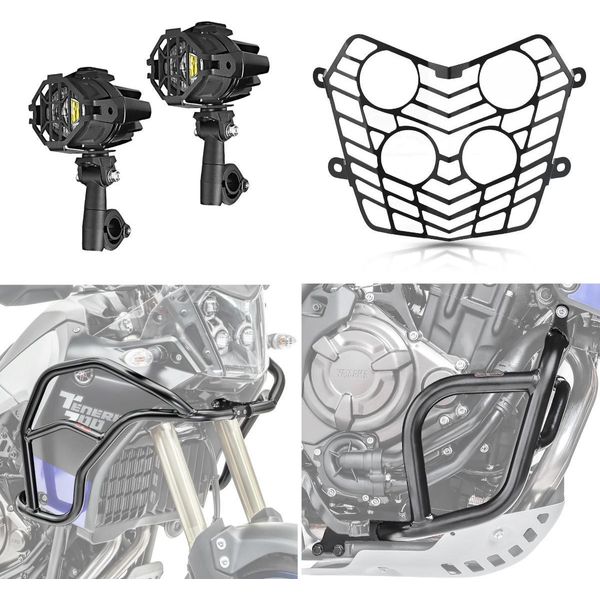 Set Barra Di Protezione Carenatura Xl Adatto Per Yamaha Tenere 700 19-24 Top-image
