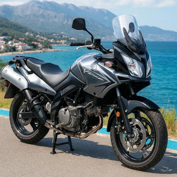 Cavalletto Centrale Adatto Per Suzuki V-Strom 650 04-10 Cavalletto Centrale # In S-image