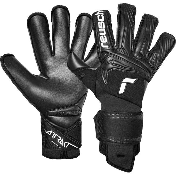 Guanti Da Portiere Reusch Attrakt Infinity Resistor Con Vestibilità Comoda E Confortevole 7700 Nero 9,5-image