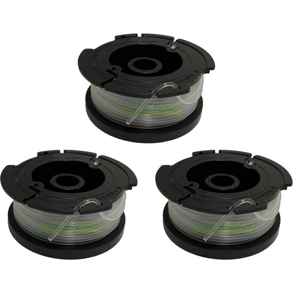 3 X Rocchetto Di Filo Per Decespugliatore Black & Decker Bcsta Besta Beste 536 628 A6481-image