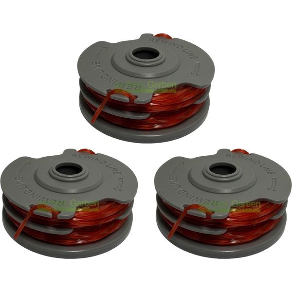 3 X Bobina Di Filo Per Decespugliatore Flymo Revolution 2000 2300 2500 / 513 93 71-89-image