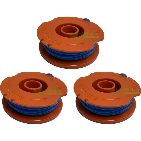 3 X Bobina Di Filo Per Flymo Revolution 2000 2300 2500 Mcculloch MT21 / 5139371-84/9-image