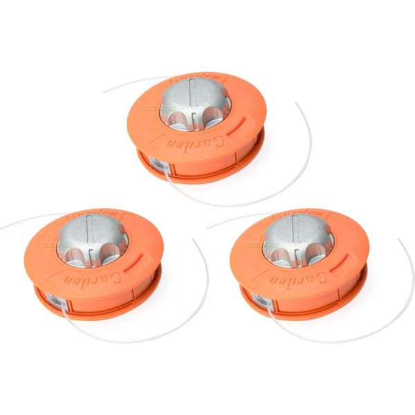 3X M10X1,25 FTC97 Bobina Rinforzata Testa Di Taglio Per Molte Decespugliatrici Easy Load-image
