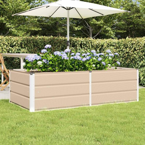 Maison Exclusive - Vaso Da Fiori Avorio 160 X 80 X 45 Cm Acciaio-image