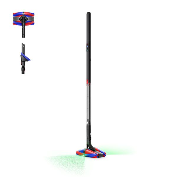 Dyson Akku-Stielstaubsauger "Pencilvac™ Fluffycones", Schwarz (Mattschwarz), B:3,8Cm H:116Cm T:22,6Cm, Akkusauger, Saugkraft Bis Zu: 55 Aw, Voller Innovativer Technologie-image