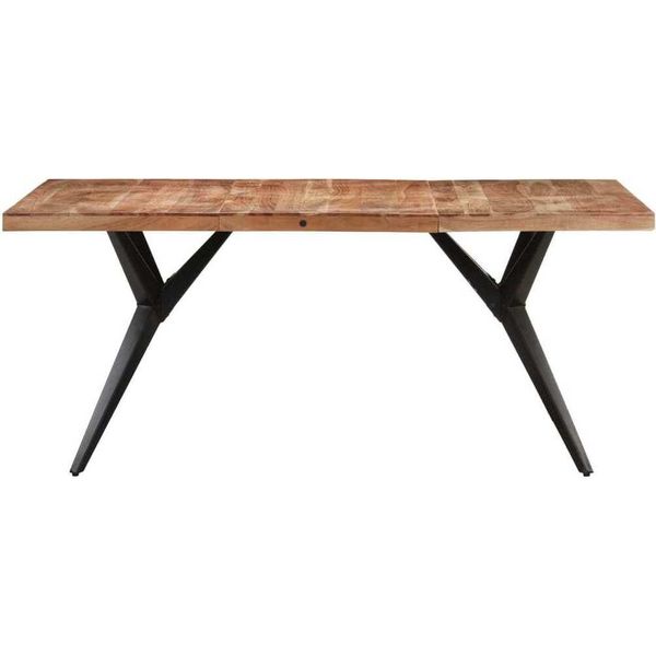 Syfax™ Tavolo Da Pranzo 160X80X76 Cm In Legno Massello Di Acacia-image