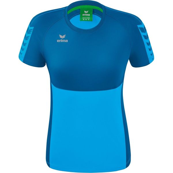 Erima Six Wings Trainingsshirt Damen Curacao/Mykonos 40-image