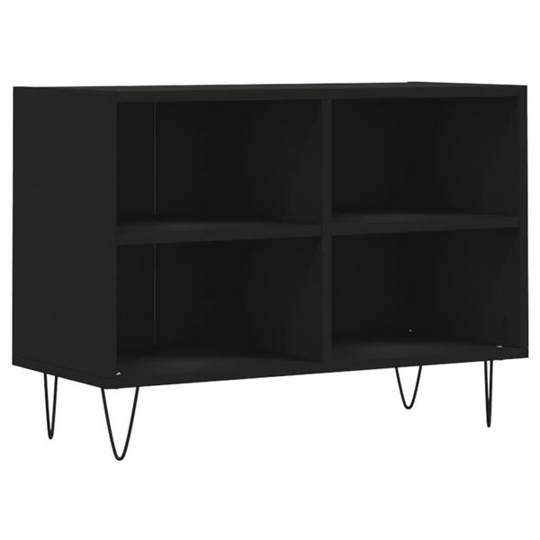 Syfax™ Mobile Porta Tv Nero 69,5X30X50 Cm In Legno Multistrato-image