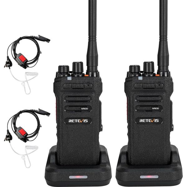 Retevis NR630 Walkie Talkie Professionale, Walkie Talkie A Lungo Raggio, Impermeabile IP67, 2800 Mah, Conversazione Di Gruppo, Walkie Talkie Robusto Per Periferia-image