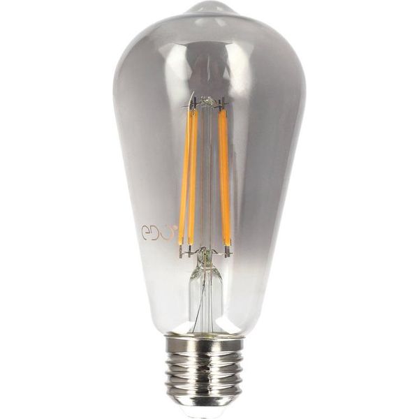 Dari Led Filamento Decorativo GlüHbirne 7W, E27, 1800K, 300 Lm, 230V, Smoke ST64, EDO777623-image