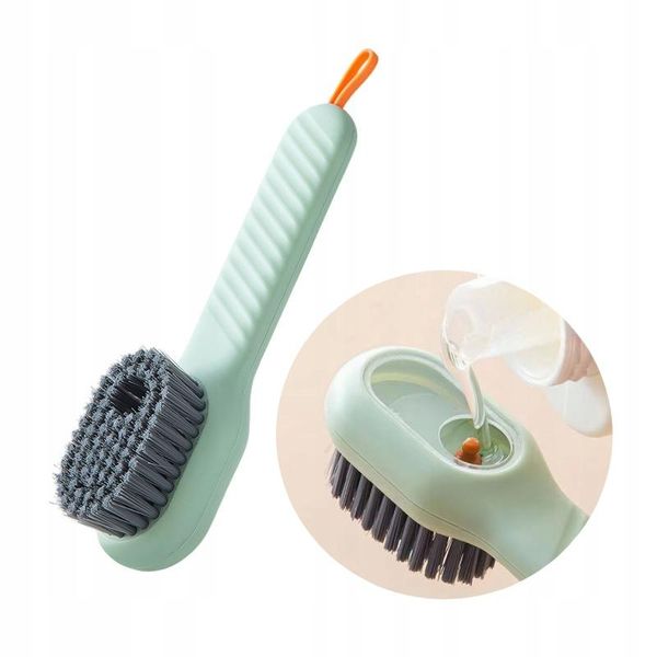 Spazzola Per La Pulizia Delle Superfici Con Dispenser Per Il Liquido Detergente Per Calzature-image
