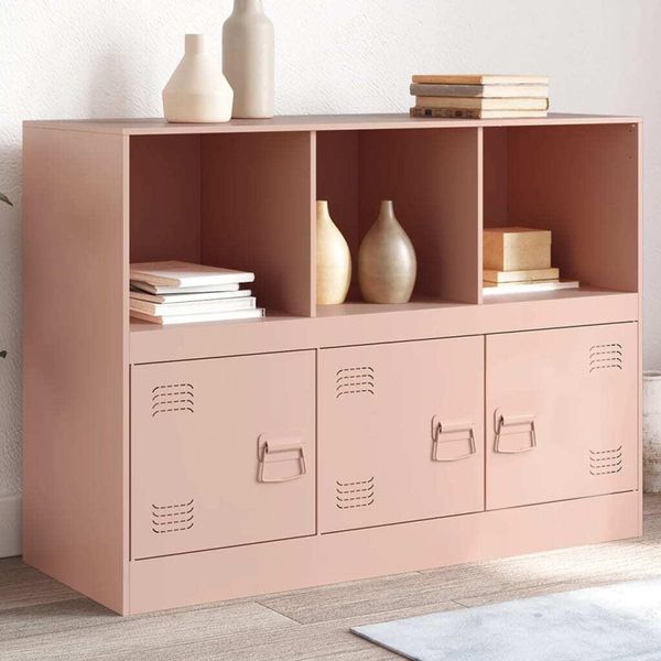 Maison Exclusive - Credenza Rosa 99X39X73 Cm Acciaio-image