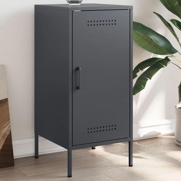 Maison Exclusive - Credenza Antracite 36X39X79 Cm Acciaio-image