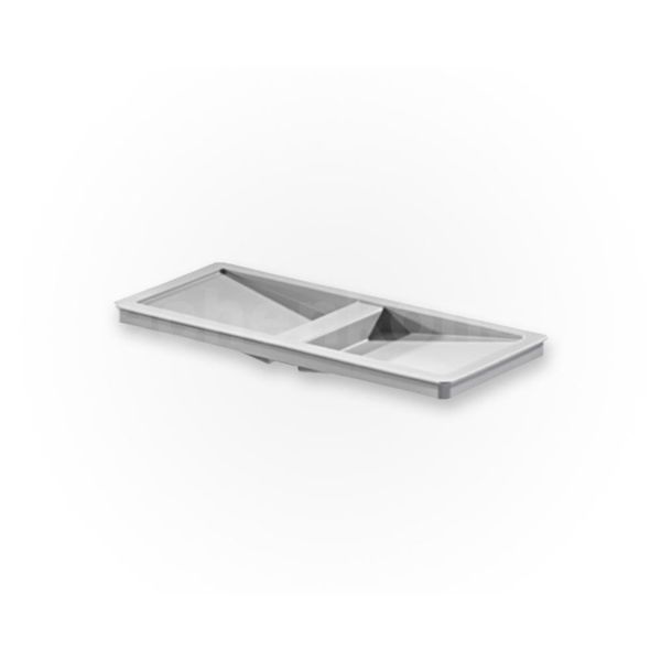 Coperchio Hailo 1125089 Per Bidone Interno Da 12 Litri Grigio Chiaro-image