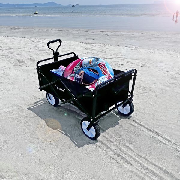 Carrello Manuale 'Stenlille' Pieghevole 84 X 55 Cm Max. 80 Kg Nero-image