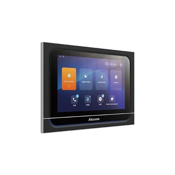Monitor Per Computer Akuvox X933H 17,8 Cm (7" ) 1280 X 800 Pixel Lcd Touchscreen Tavolo Nero (X933H)"-image