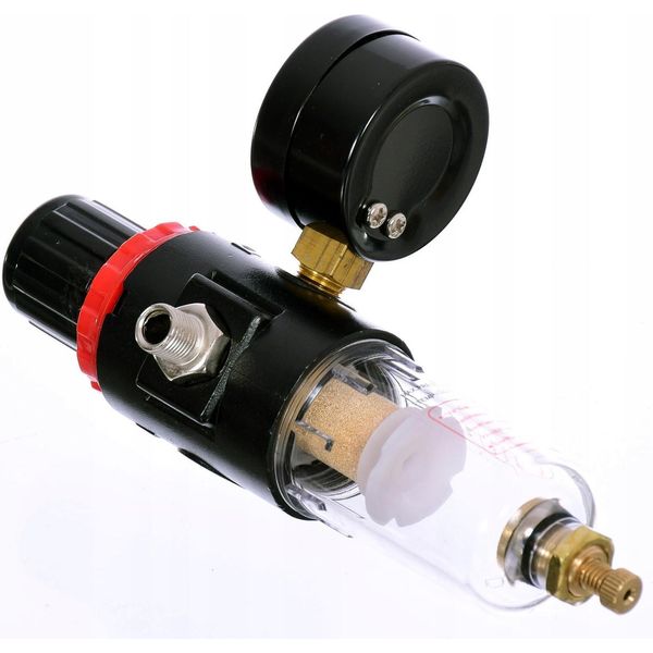 Filtro/Separatore D'acqua Con Regolatore Di Pressione, Manometro Per Compressore Fengda AS-186 Tc Technic HS-F3-image