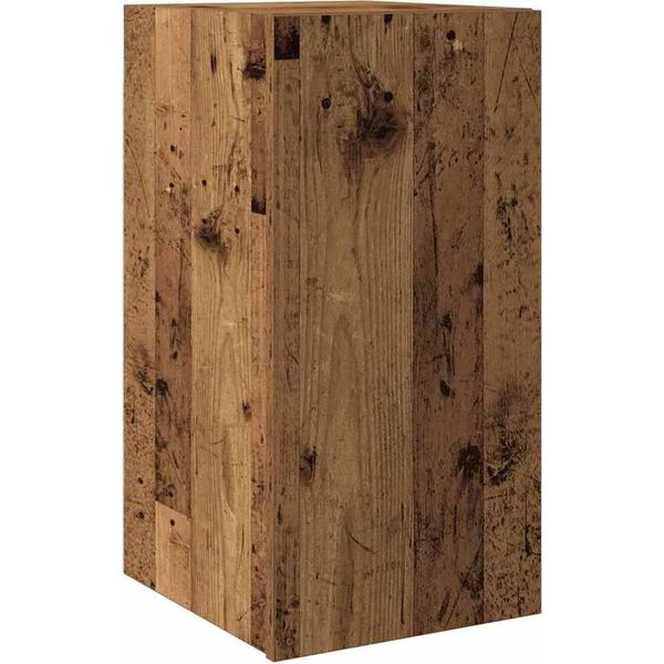 Vidaxl Mobile Tv Effetto Legno Vecchio 30,5X30X60 Cm Materiale A Base Di Legno-image