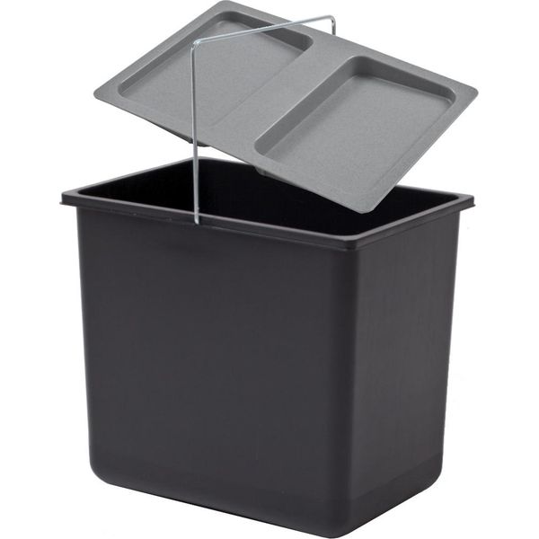 Bidone Interno Hailo 1086239 Con Coperchio 316 X 226 X 286 Mm Con Maniglia-image