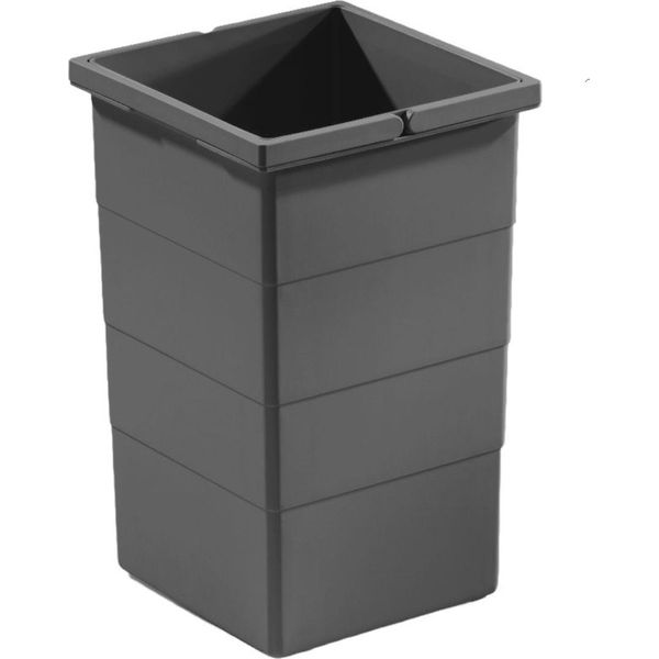 Cestino Interno Hailo 1129949 Grigio Scuro 15 L 226 X 233 X 350 Mm 2 Maniglie-image