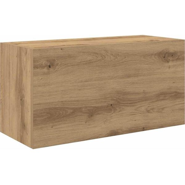 Vidaxl Armadio A Muro Per Bagno Artisan Oak 60X25X30 Cm Materiale A Base Di Legno-image