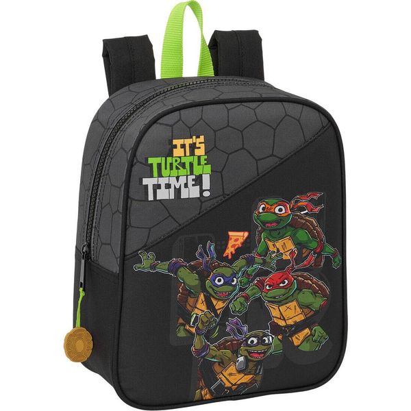 Zaino Scuola Teenage Mutant Ninja Turtles Nero Grigio 22 X 27 X 10 Cm-image