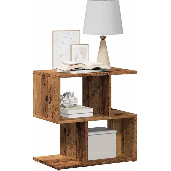Comodini Di Design 2 Pz. Aspetto Legno Recuperato 50X30X51,5 Cm Materiale A Base Di Legno - Comodini E Armadi 2025 Nuovo6667683 1Pacco-image