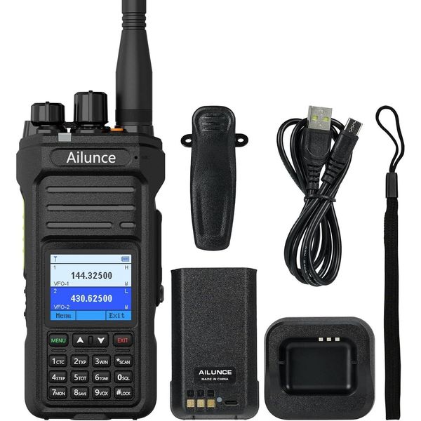 Radio Retevis Ailunce HA1UV, Impermeabile IP67, 2800 Mah, Con Capacità Di Ripetizione, Walkie Talkie A Lungo Raggio Per Escursioni All'aperto E Avventura-image