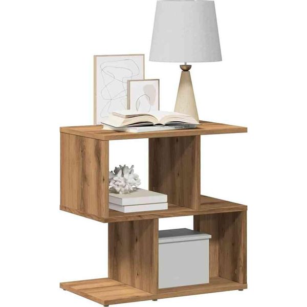 Best MöBel Comodino Rovere Artisan 50X30X51,5 Cm Materiale A Base Di Legno - Comodini E Armadi Cloris New5341708 1Pacco-image