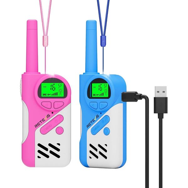 Retevis Eztalk670 Walkie Talkie Kids, Walkie-Talkie Con Modalità Sicura, Idee Regalo, Giocattoli Per Bambini, Giochi, Avventura All'aperto, Campeggio.-image