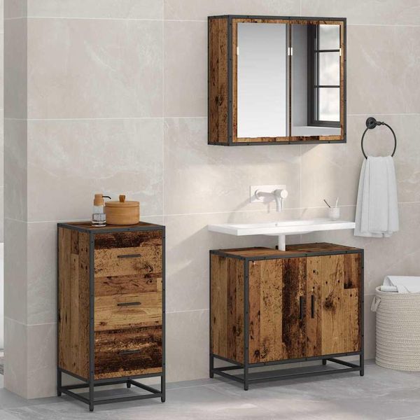 Maison Exclusive - Credenza Altholz 35,5 X 35 X 76 Cm-image