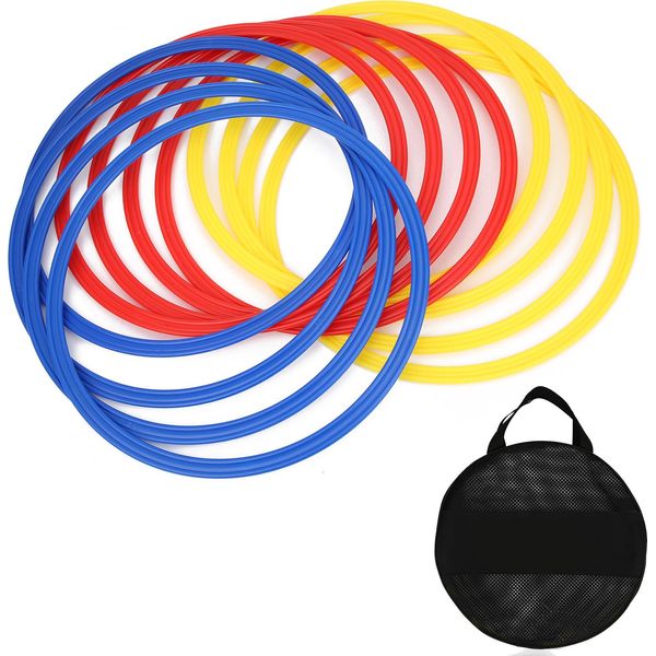 40 Cm Portatile Calcio Velocità E Agilità Anelli Di Formazione Calcio Attrezzature Sportive-image