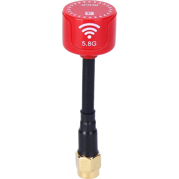 5,8 Ghz 3DBI Rhcp Antenna Ad Alto Guadagno Per Fpv Racing Drone Rc Parti Accessori (Rouge Trou IntéRieur RP-SMA) Rouge IntéRieur RP-SMA-image