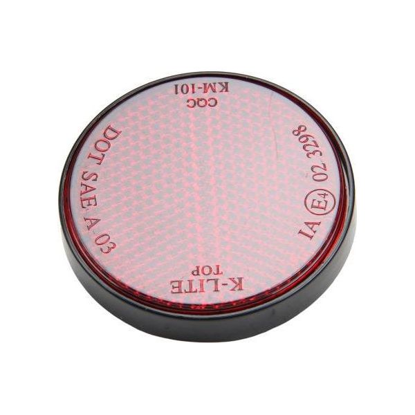 Riflettore 55 Mm Rotondo Rosso Avvitabile - Citomerx-image