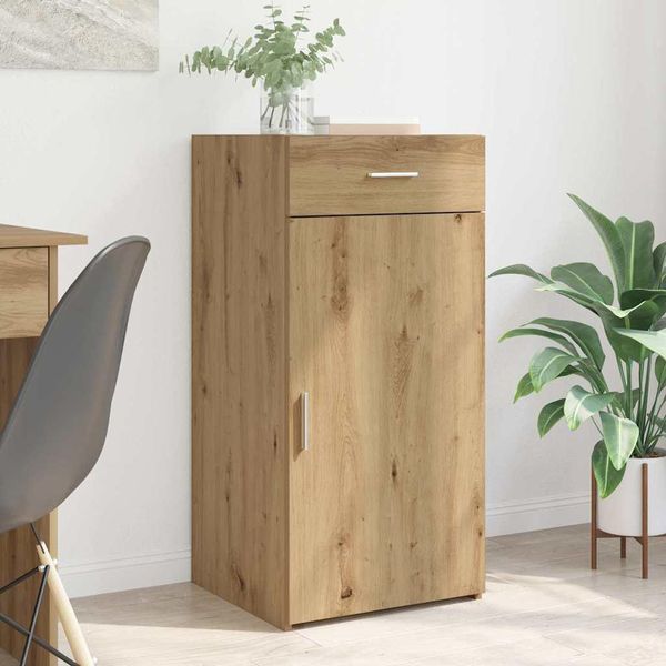 Credenza Vetrina Durevole Artisan Oak 42,5 X 40 X 93 Cm Materiale A Base Di Legno - Cassettiere Octo8214095 1Pacco-image