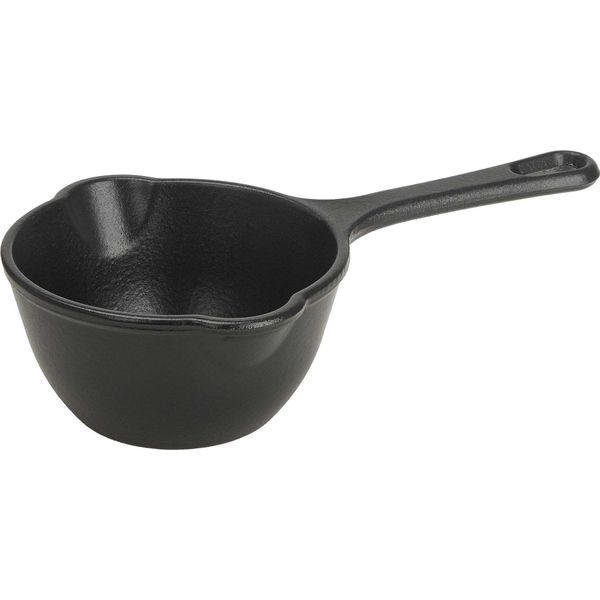 Victoria 34870 Casseruola In Ghisa Smaltata, Induzione Casseruola 0,4 L Grill E Forno Nero-image