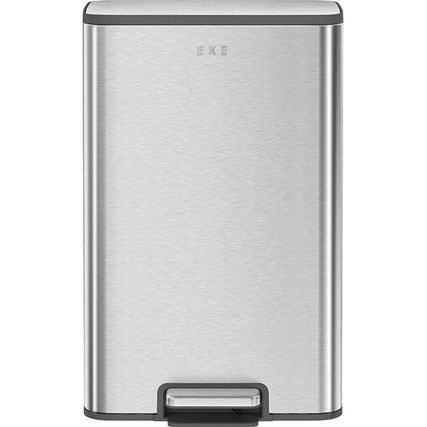Eko - Pattumiera A Pedale Marina 50 Litri - Acciaio Inox Plastica - Acciaio Inox Opaco-image