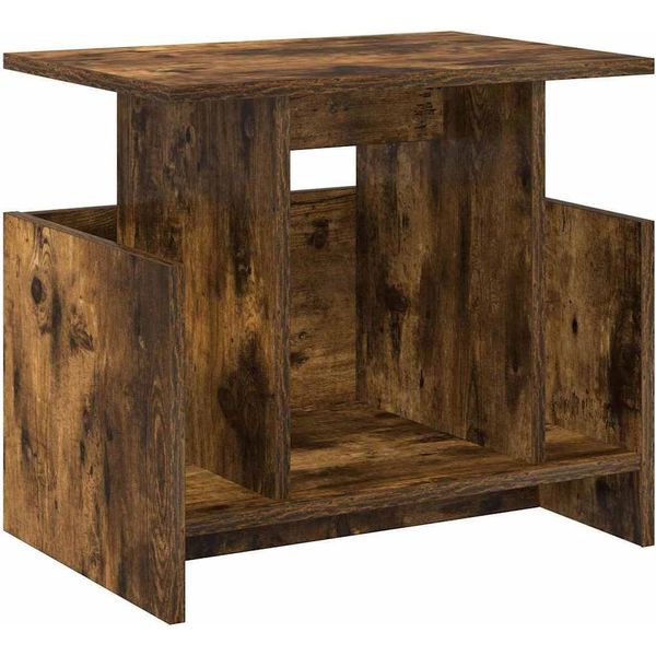 Syfax™ Supporto Tv Rovere Fumé 50 X 35 X 45 Cm Legno Multistrato-image
