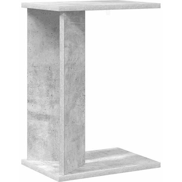 Syfax™ Tavolino Grigio Cemento 35 X 25 X 50 Cm Legno Multistrato-image