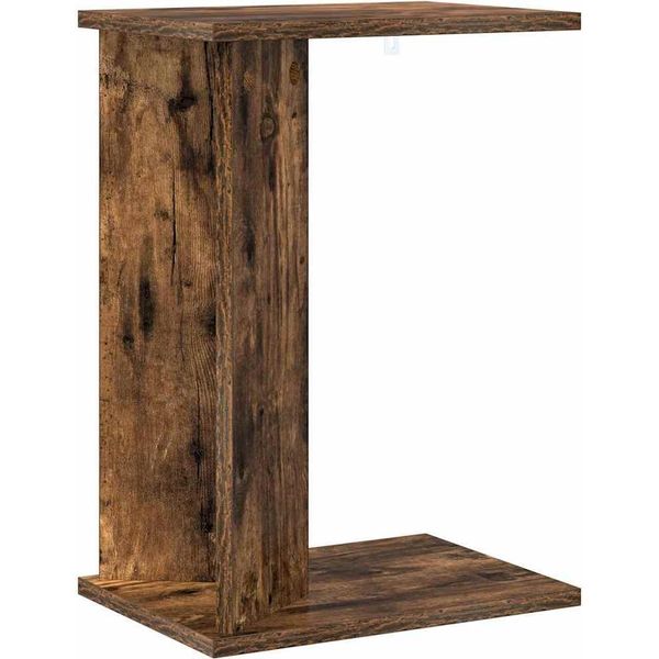 Syfax™ Tavolino Rovere Fumé 35 X 25 X 50 Cm Legno Multistrato-image