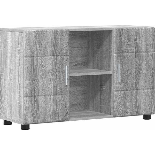 Syfax™ Credenza Grigio Sonoma 88,5 X 30,5 X 55,5 Cm Legno Multistrato-image