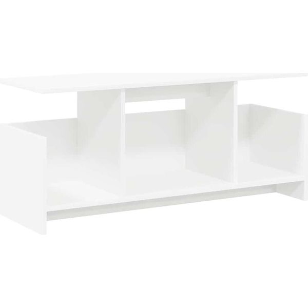 Syfax™ Supporto Tv Bianco 102 X 35 X 45 Cm Legno Multistrato-image