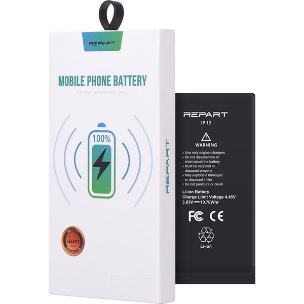 Tradebit Batteria Di Ricambio Compatibile Con Apple Iphone 12 / 12 Pro - Li-Ion - 2815 Mah-image